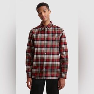 Woolrich Cotton Flannel Button Down Shirt Small